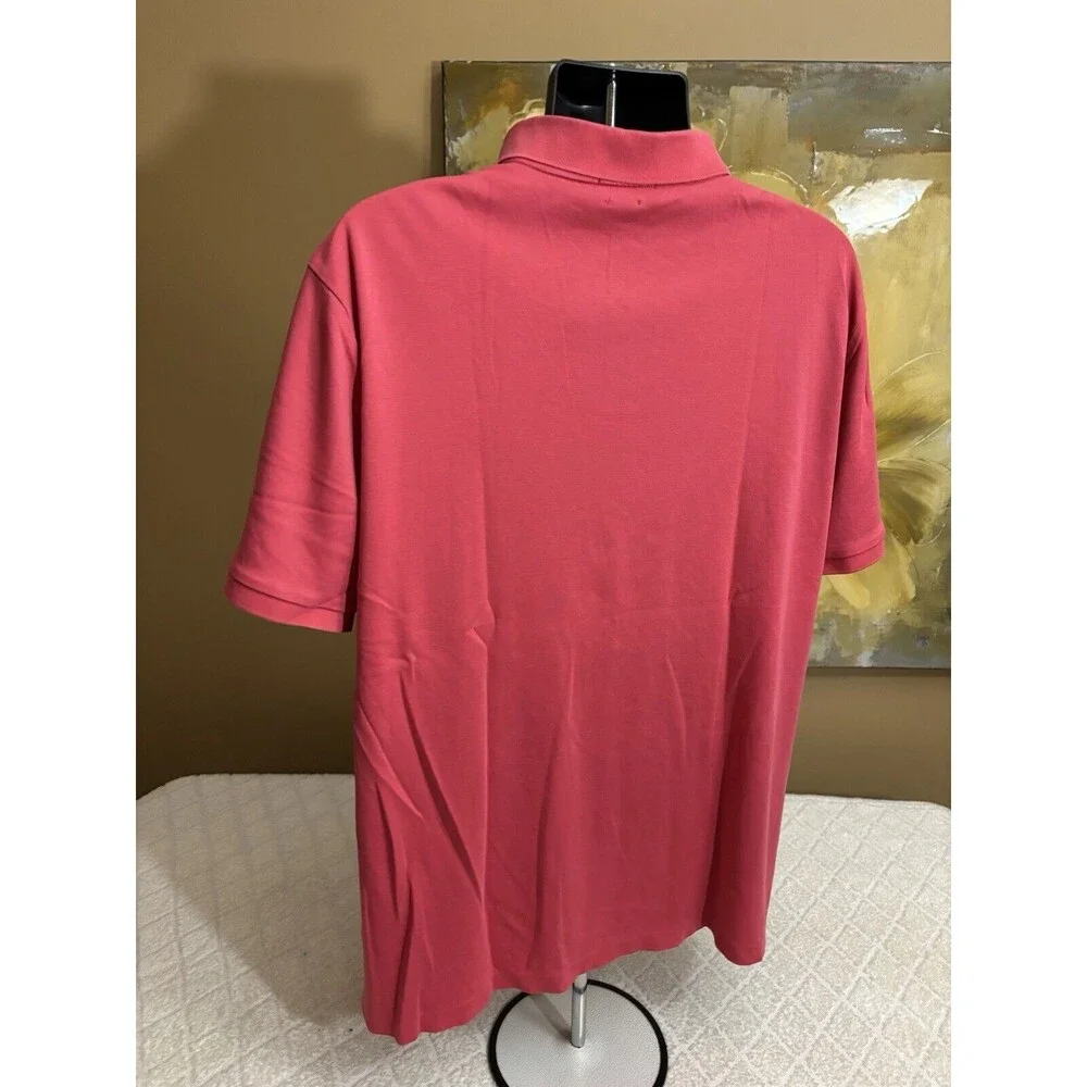 Ralph Lauren Polo Classic Fit Mens Collared Salmon Polo Size 2XL